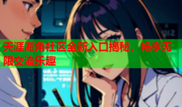 天涯海角社区全新入口揭秘，畅享无限交流乐趣