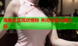 海角社区现状揭秘 关闭与否真相大白