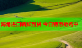 海角进口新鲜到货 今日特惠抢购中