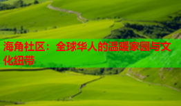 海角社区：全球华人的温暖家园与文化纽带