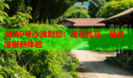 海角9号沙滩别墅：海景私享，惬意度假新体验