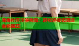 海角社区注册指南：轻松连接志同道合的朋友