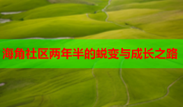 海角社区两年半的蜕变与成长之路