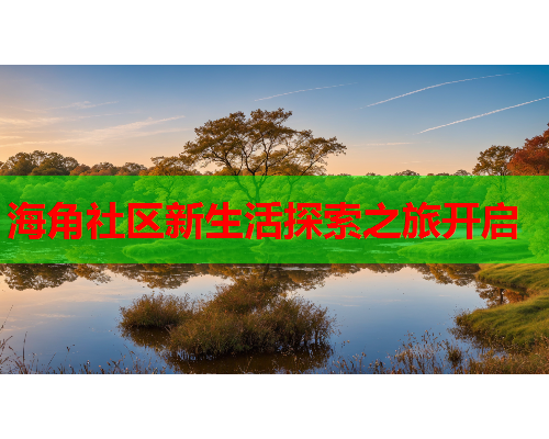 海角社区新生活探索之旅开启