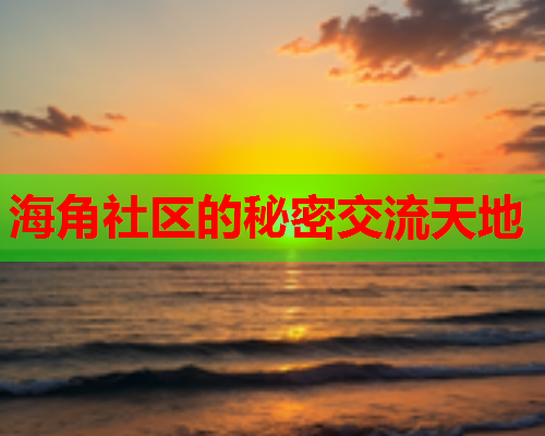 海角社区的秘密交流天地