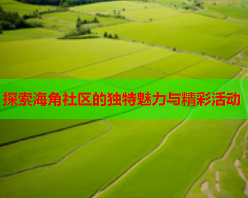 探索海角社区的独特魅力与精彩活动